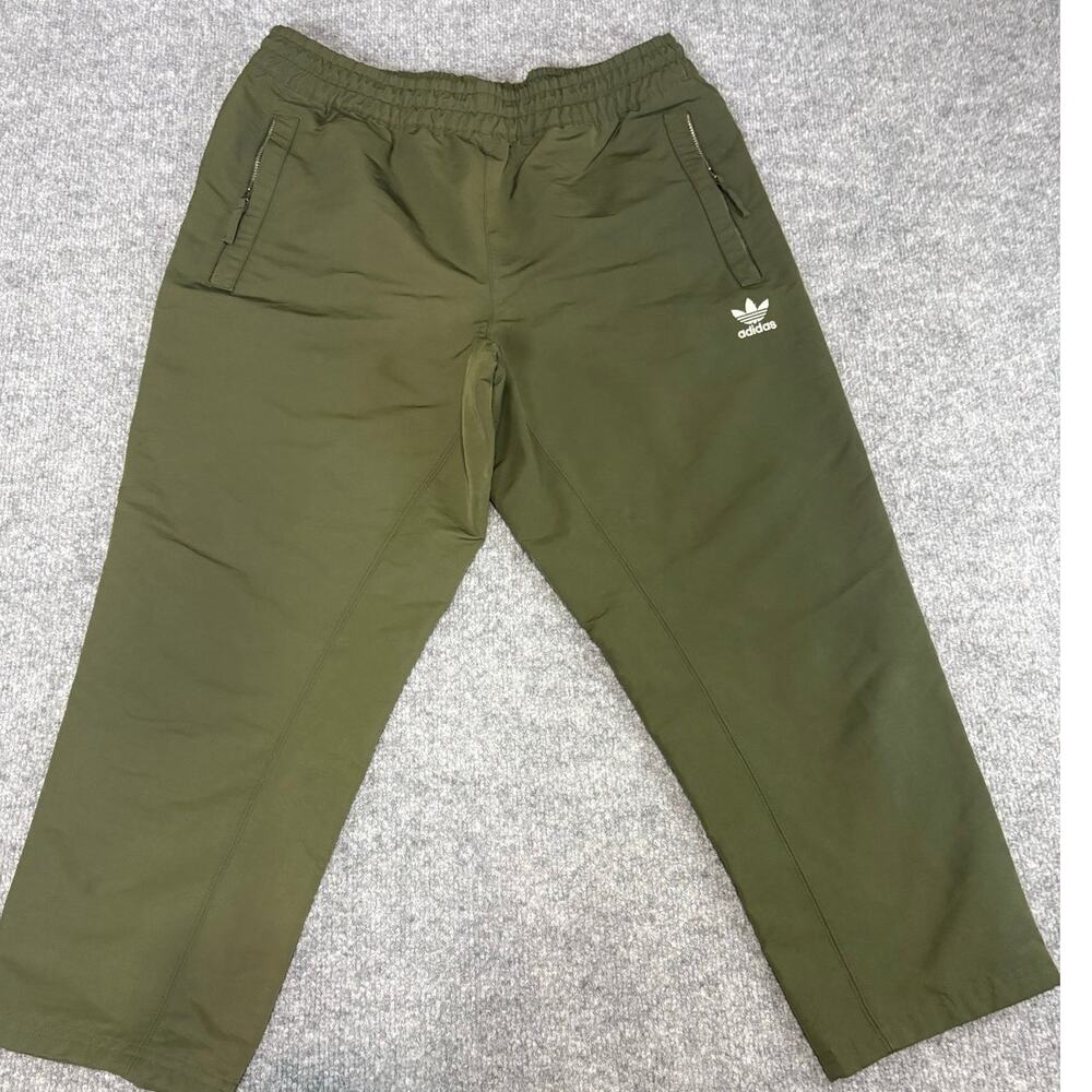adidas Olive Green Trefoil Jogger Sweatpants
